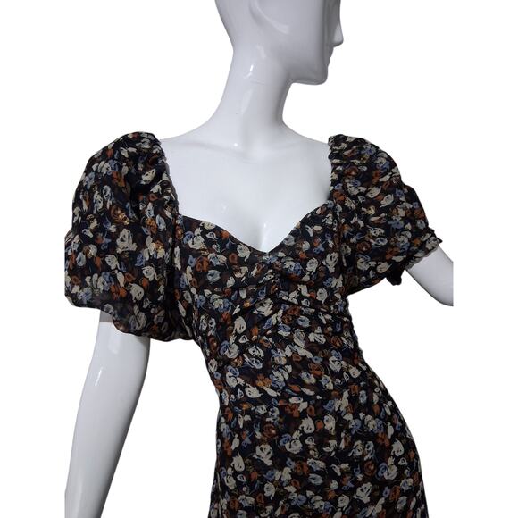 The Flourish Narket Bohemian Women's size Medium Puff Babydoll Fairycore Dress - Picture 3 of 12